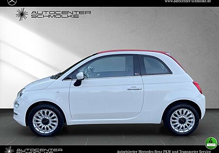 Fiat 500C CABRIO GELATO WEISS * 5-GANG Navi/Klima/eFH.