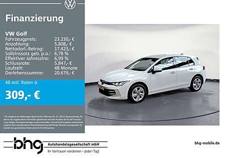 VW Golf Volkswagen 1.5 TSI Life *EINPARKHILFE*ACC*LED*