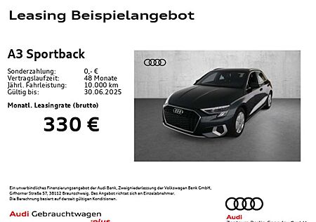 Audi A3 35 TFSI Adv. S tronic *NAV+*R-CAM*