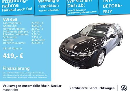 VW Golf Volkswagen VIII 1.5 eTSI Life DSG GAR2029 Navi Kamera