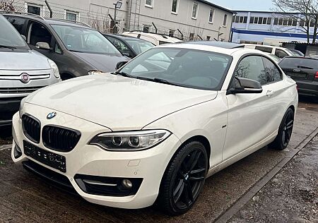BMW 220 Coupe Sport Line *LEDER+SCHIEBDACH+NAVI+EURO6*