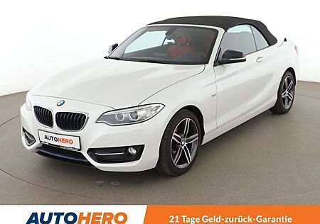 BMW 218i 218 Sport Line *NAVI*PDC*TEMPO*LIM*