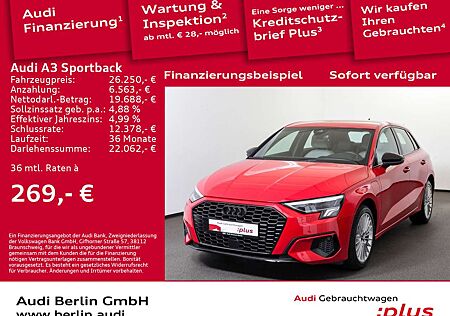 Audi A3 advanced 40 TFSI e S tr. LED RFK