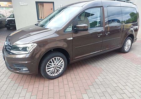 VW Caddy Volkswagen MAXI 131PS+7SITZE+AHK+55TKM+1.HD+BI XENON