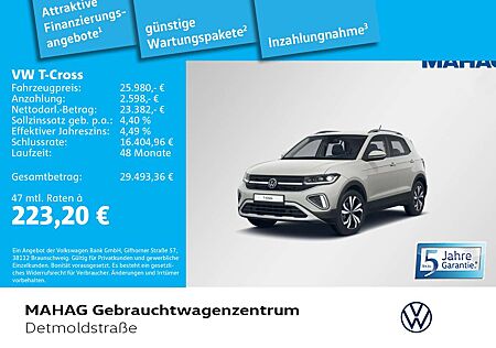 VW T-Cross Volkswagen 1.0 TSI STYLE Navi IQ.LIGHT Kamera DSG