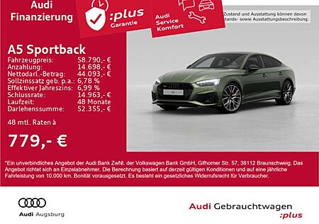 Audi A5 45 TFSI 2x S line*Black*AHK*8-fach