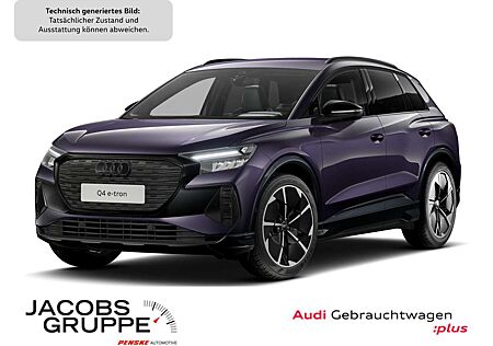 Audi Q4 e-tron gebraucht kaufen Audi Q4 e-tron 55 qu. S line/Black+/HuD/360°/ACC/Wärmepumpe/AHK/21Zoll