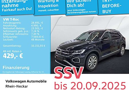 VW T-Roc Volkswagen 1.5 TSI Style DSG Navi AHK LED uvm