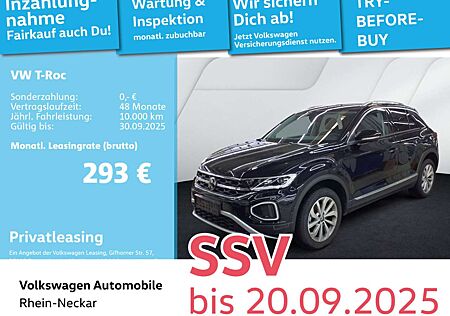 VW T-Roc Volkswagen 1.5 TSI Style DSG Navi AHK LED uvm