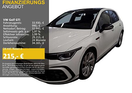 VW Golf GTI Volkswagen BLACK DSG PANO ST.HEIZ LM19 H+K