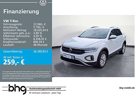 VW T-Roc Volkswagen 1.0 TSI OPF Life