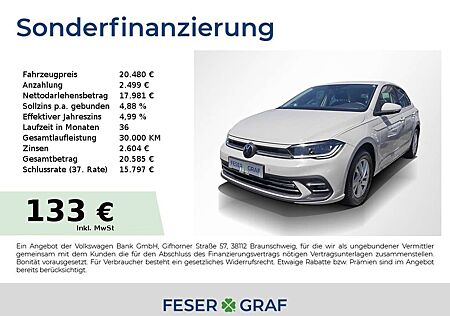 VW Polo Volkswagen Style 1.0 TSI DSG SHZ LED App-Con. PDC 15"