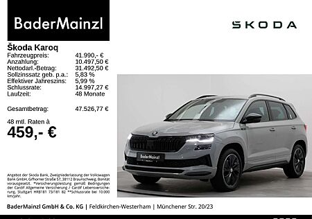 Skoda Karoq 2.0 TDI 4x4 DSG Sportline AHK StdHzg Kam.