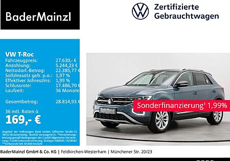 VW T-Roc Volkswagen 1.5 TSI DSG Style AHK Navi SHZ Virtual LED