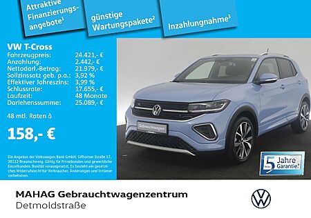 VW T-Cross Volkswagen 1.0 TSI R-Line AHK Navi IQ.Light ACC Alu