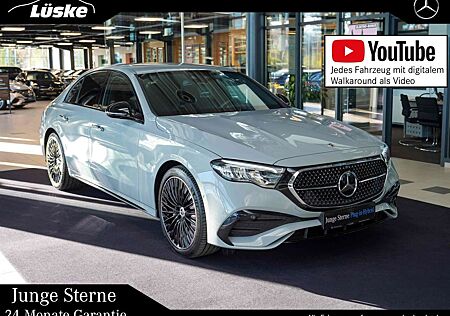 Mercedes-Benz E 300 de AMG Line Night Leder 20" Hinterachslenk