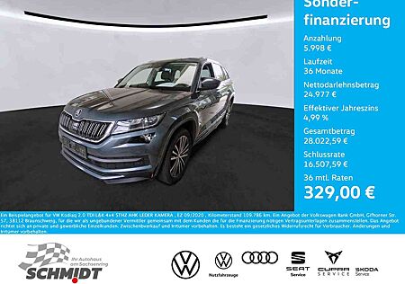 Skoda Kodiaq 2.0 TDI L&K 4x4 STHZ AHK LEDER KAMERA