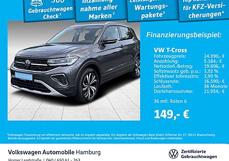VW T-Cross Volkswagen Style 1.0 TSI Sitzheizung Einparkhilfe