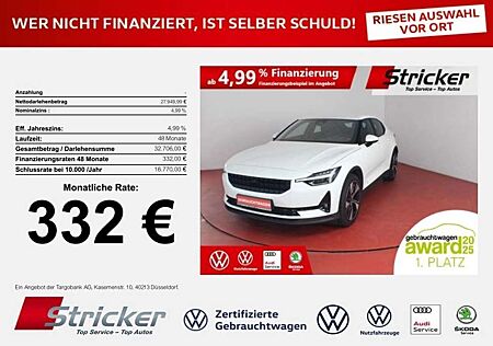 Polestar 2 Long Range Single 332,-ohne Anzahlung Motor Pilot