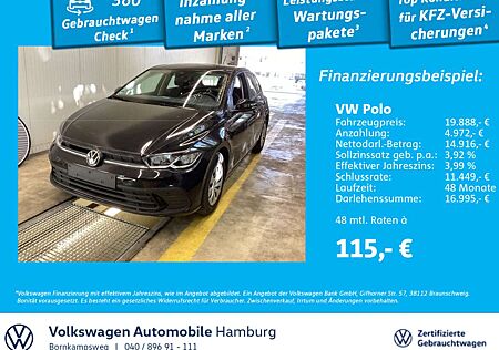 VW Polo Volkswagen 1.0 Life Rückfahrkam. Sitzhz. Klima LED