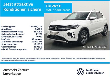 VW T-Cross Volkswagen R-Line DSG APP CONNECT LED SHZ PDC