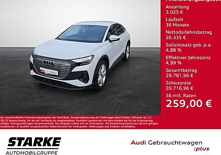 Audi Q4 e-tron 40 Sportback S-line NaviPlus LED 19-Zoll SHZ AP...