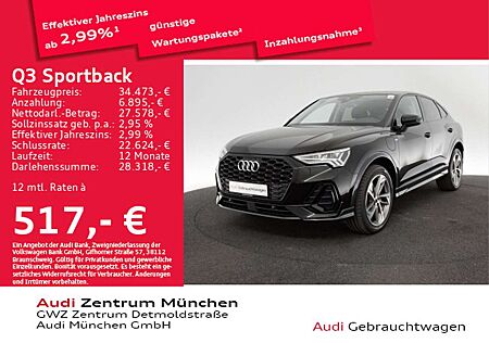 Audi Q3 45 TFSI e S tronic S line ACC/Virtu