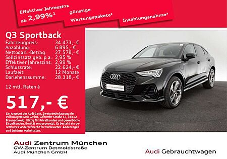 Audi Q3 45 TFSI e S tronic S line ACC/Virtu
