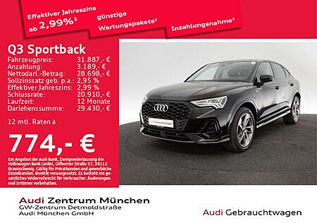 Audi Q3 45 TFSI e S tronic S line ACC/Virtu