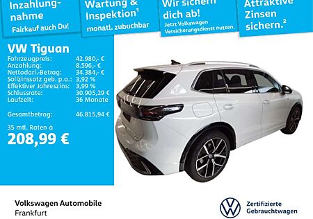 VW Tiguan Volkswagen 1.5 eTSI R-Line LED AHK Massage Panorama