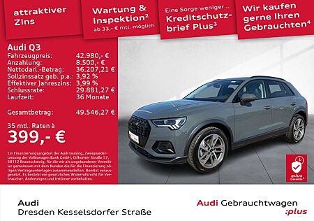 Audi Q3 gebraucht kaufen Audi Q3 35 TFSI advanced AHZV PDC LED