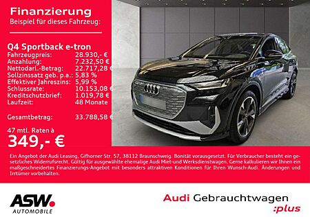 Audi Q4 e-tron Q4 Sportback 40 e-tron S line Navi Matrix ACC VC