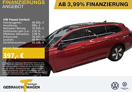 VW Passat Variant Volkswagen 2.0 TDI DSG R-LINE UPE66 LM19 LED