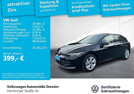 VW Golf Volkswagen VIII Style 1.5 eTSI DSG IQ AHZV KAMERA HUD