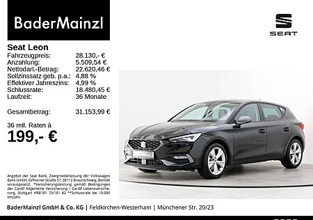 Seat Leon 1.5 eTSI DSG FR Navi Kam. SHZ Matrix ACC
