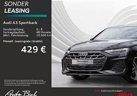 Audi A3 S line 35TFSI Stronic Navi LED virt