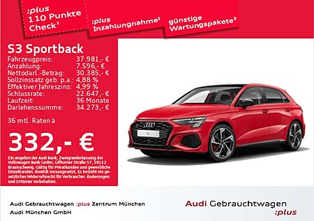 Audi S3 TFSI S tronic Pano/HuD/Matrix/B&O