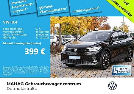 VW ID.4 gebraucht kaufen VW ID.4 Volkswagen Pro WärmePumpe CCS Navi LED Pano Alu19Hamar