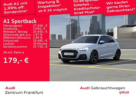 Audi A1 25 TFSI S tronic S line LED VC DAB