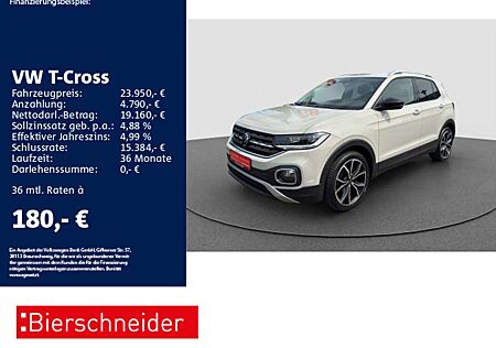 VW T-Cross Volkswagen 1.0 TSI DSG Style 18 AHK LED NAVI SHZ