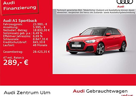 Audi A1 S line 25 TFSI NAV+ PDC SHZ 5J.GAR.