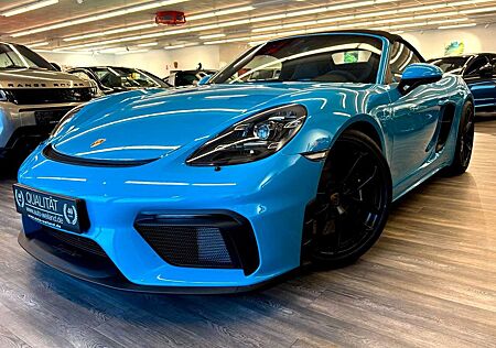 Porsche Boxster 718 Spyder 1.Hand Sportsitze Miami Blau