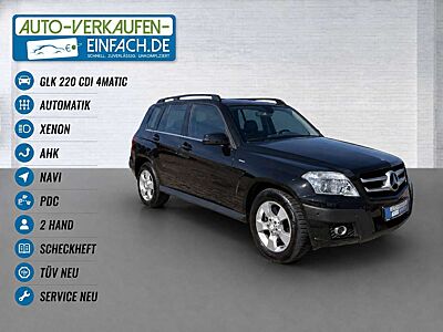 Mercedes-Benz GLK 220 GLK 220 CDI 4Matic,AHK,Xenon,Navi,PDC,TÜV,Service NEU