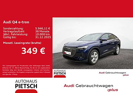 Audi Q4 e-tron gebraucht kaufen Audi Q4 e-tron Sportback 45 ACC Sportsitze Kamera