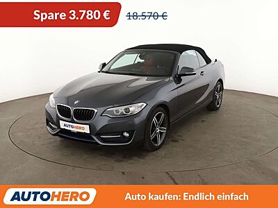 BMW 220 220i Sport Line Aut.*NAVI*BI-XENON*TEMPO*PDC*SHZ*