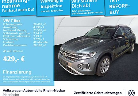 VW T-Roc Volkswagen 1.5 TSI Style DSG Navi AHK LED uvm