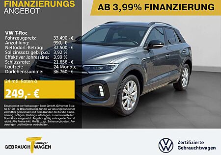 VW T-Roc Volkswagen 1.5 TSI DSG R-LINE BLACK LM19 PANO AHK KAM