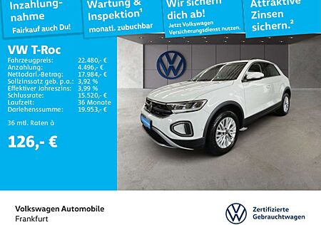 VW T-Roc Volkswagen 1.0 TSI Life Navi LED DAB+ FrontAssist