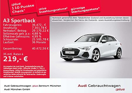 Audi A3 35 TFSI S tronic 2x S line Pano/Mat