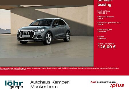 Audi Q3 35 TFSI S tronic advanced 19"|UVP56.660|NAVI|T-...